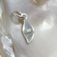 Leaf 3D sterling Silver Charm | Fashion Jewellery Outlet | Fashion Jewellery Outlet