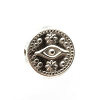 Sterling Silver Evil Eye Bead double sided | Fashion Jewellery Outlet | Fashion Jewellery Outlet