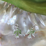Small Angel Sterling Silver Flat Charm | Fashion Jewellery Outlet | Fashion Jewellery Outlet