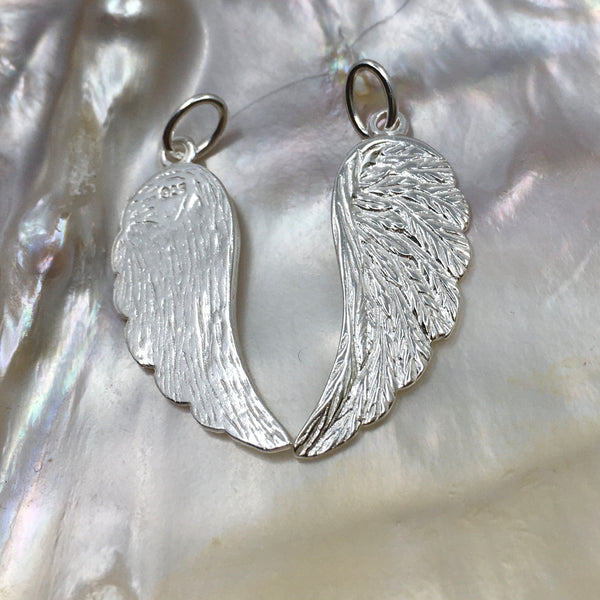 Angel Wing Sterling Silver Charm | Fashion Jewellery Outlet | Fashion Jewellery Outlet