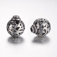 Alloy Silver Guru Bead, 16mm Guru Bead  | Fashion Jewellery Outlet | Fashion Jewellery Outlet