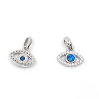 Sterling silver Evil Eye with Abelone | Fashion Jewellery Outlet | Fashion Jewellery Outlet