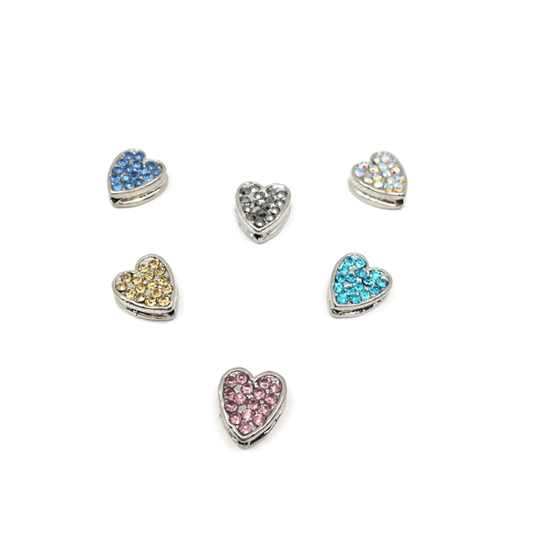 Heart Shape Rhinestone Bead | Fashion Jewellery Oultet | Fashion Jewellery Outlet