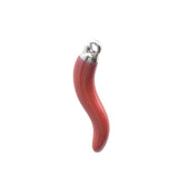 2 PCs Cornicello Red Stainless Steel Charm | Fashion Jewellery Outlet | Fashion Jewellery Outlet