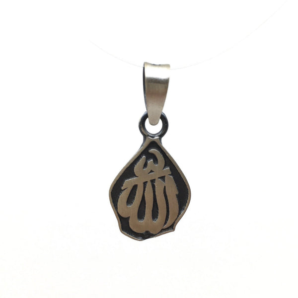 Allah 18k rhodium plated Sterling Silver Charm | Bellaire Wholesale  | Fashion Jewellery Outlet