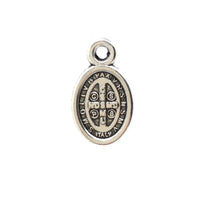 Alloy Religious Oval Beads, St Benedict | Fashion Jewellery Outlet | Fashion Jewellery Outlet