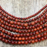 Red BloodWood mala beads | Fashion Jewellery Outlet | Fashion Jewellery Outlet