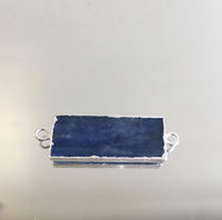 Blue Dyed Stone Rectangular Connectors | Fashion Jewellery Outlet | Fashion Jewellery Outlet