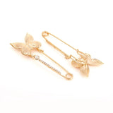 Gold plated Butterfly Brooch | Fashion Jewellery Outlet | Fashion Jewellery Outlet