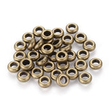 Alloy flat spacer beads | Fashion Jewellery Outlet | Fashion Jewellery Outlet