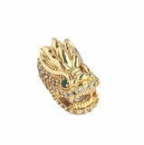 18k Gold Plated Brass Dragon Bead | Fashion Jewellery Outlet | Fashion Jewellery Outlet