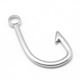 Stainless Steel Fish Hook Charm | Fashion Jewellery Outlet | Fashion Jewellery Outlet