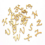 Stainless Steel Letter Charms | Fashion Jewellery Outlet | Fashion Jewellery Outlet