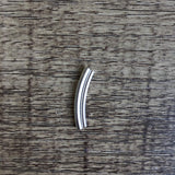 Sterling Silver Tube Beads | Fashion Jewellery Outlet | Fashion Jewellery Outlet