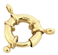 18k Gold plated Brass spring lock connector | Fashion Jewellery Outlet | Fashion Jewellery Outlet