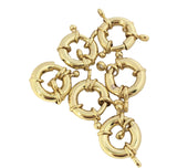 18k Gold plated Brass spring lock connector | Fashion Jewellery Outlet | Fashion Jewellery Outlet