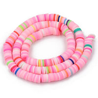 Light Pink Heishi Beads | Fashion Jewellery Outlet | Fashion Jewellery Outlet
