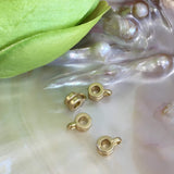 Brass Dull Gold Charm Hanger | Fashion Jewellery Outlet | Fashion Jewellery Outlet