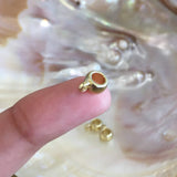Brass Dull Gold Charm Hanger | Fashion Jewellery Outlet | Fashion Jewellery Outlet