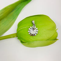 Sterling Silver Sunflower Pendants | Fashion Jewellery Outlet | Fashion Jewellery Outlet