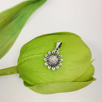 Sterling Silver Sunflower Pendants | Fashion Jewellery Outlet | Fashion Jewellery Outlet