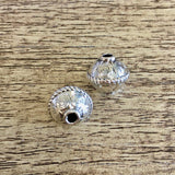 UFO Shaped Alloy Spacer Beads | Fashion Jewellery Outlet  | Fashion Jewellery Outlet