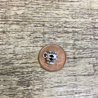 Alloy Charm Hanger with Flower Symbol | Fashion Jewellery Outlet | Fashion Jewellery Outlet