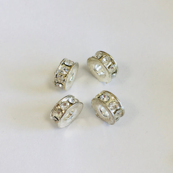 Alloy Rondelle Beads 5x11x5mm | Fashion Jewellery Outlet | Fashion Jewellery Outlet