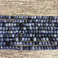 Greyish Blue Sapphire Beads | Fashion Jewellery Outlet | Fashion Jewellery Outlet
