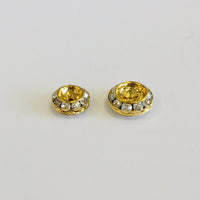 Alloy Gold Double Rondelle Beads | Fashion Jewellery Outlet | Fashion Jewellery Outlet
