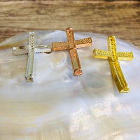 Gold/ Rose Gold/ Silver Cross Connector | Fashion Jewellery Outlet | Fashion Jewellery Outlet