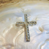 Alloy Silver Cross Connectors | Fashion Jewellery Outlet | Fashion Jewellery Outlet