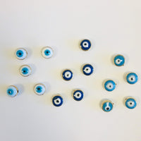 8mm Alloy Evil Eye Beads | Fashion Jewellery Outlet | Fashion Jewellery Outlet