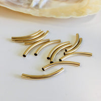 14k Gold Filled Tube Beads | Fashion Jewellery Outlet | Fashion Jewellery Outlet