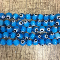Light Blue Evil Eye Glass Bead | Fashion Jewellery Outlet | Fashion Jewellery Outlet