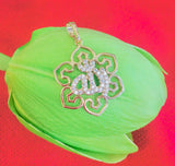 Allah Flower Pendant | Fashion Jewellery Outlet | Fashion Jewellery Outlet