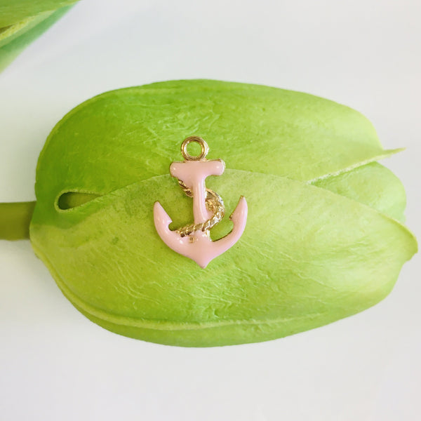 Enamel Anchor Charm | Fashion Jewellery Outlet | Fashion Jewellery Outlet