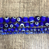 Royal Blue Evil Eye Glass Bead | Fashion Jewellery Outlet | Fashion Jewellery Outlet