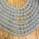 Light Sky Blue Jade Beads | Fashion Jewellery Outlet | Fashion Jewellery Outlet