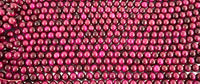 Pink Tigers eye beads, Round | Fashion Jewellery Outlet | Fashion Jewellery Outlet