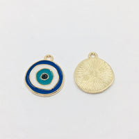 Evil Eye Charm, Round | Fashion Jewellery Outlet | Fashion Jewellery Outlet