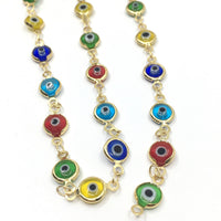 Evil Eye Channel Chain | Fashion Jewellery Outlet | Fashion Jewellery Outlet
