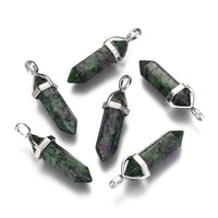 Epidote Bullet Pendant, Crystal Pendant | Fashion Jewellery Outlet | Fashion Jewellery Outlet