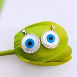 Evil Eye Pendant, Gold Evil Eye CZ Pendant  | Fashion Jewellery Outlet