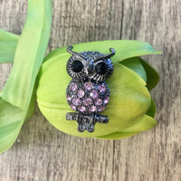 Cute Owl Connector, Big Eyed Owl | Fashion Jewellery Outlet | Fashion Jewellery Outlet