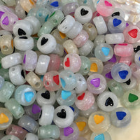 Mix Acrylic Heart Beads | Fashion Jewellery Outlet | Fashion Jewellery Outlet