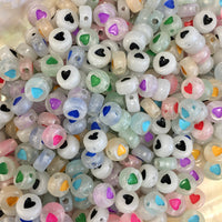 Mix Acrylic Heart Beads | Fashion Jewellery Outlet | Fashion Jewellery Outlet
