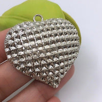 Alloy Big Heart Pendant | Fashion Jewellery Outlet | Fashion Jewellery Outlet