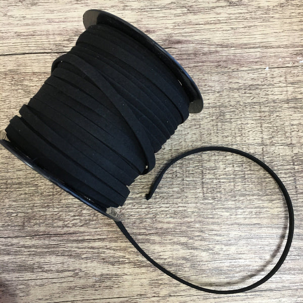 Black Suede Cord | Fashion Jewellery Outlet | Fashion Jewellery Outlet