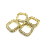 18k Gold Plated Square Clasp | Fashion Jewellery Outlet | Fashion Jewellery Outlet